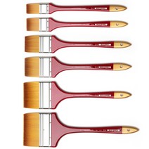 화홍 156 배경 평붓 (백붓) 인조모 1-6호 수채화 아크릴화 유화 일러스트 회화 바탕붓, 2호(8809075911523)