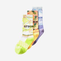 크록스 크루 레트로 리소트 3 팩 - WHITE TROPICALCRS208003