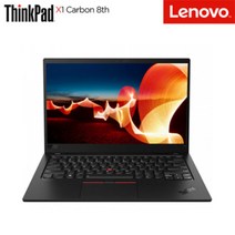 레노버 프리미엄 울트라북 ThinkPad X1 카본 Gen8 20UASD0W00 코어i5/8G/256G, 레노버 노트북 씽크패드 X1 Gen8 카본바디 새상품, 프리도스, 8GB, 256GB, 인텔 코어i5 10210U, 블랙