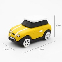 BMW MINI 대시보드 미니어처 미니쿠퍼 전용 악세사리 링버튼 버튼장식, 단일사이즈, MINI 자동차 장식품 오렌지