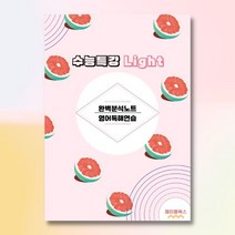 수능특강 light 라이트 영어독해연습 분석 노트 참고서 자습서 2023년