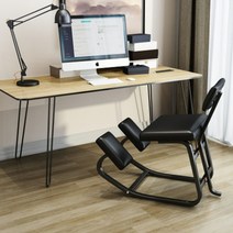 무릎의자 바른자세의자 체형교정의자 중고등학생의자 오리백의자, 그레이등받이 분리 세탁가능