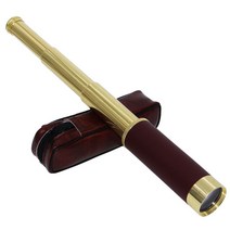 레트로 해적 망원경 줌 가능한 25x30 포켓 단안 휴대용 캡틴 접이식 방수 망원경 핸드 헬드 망원경 빈티지 망원경 러더 나침반을 가진 아이들을위한 빈티지 망원경