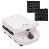 [길텐] 2in1 타이머 와플메이커/ 디저트메이커 타코야끼플레이트, 화이트 GWM-220W