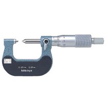 미쓰도요 125-107 나사 마이크로미터 25-50mm(0.4-0.5mm/64-48TPI)