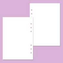 바보사랑 6공 다이어리 무지 속지 A5 총100page.랄라예나