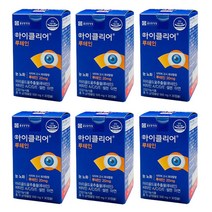 종근당건강 아이클리어 눈사랑 루테인, 30정, 6개