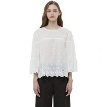 플라스틱아일랜드 아일렛 케이프 블라우스 (PP2WB384) 559821