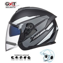헬멧블루투스 오토바이블루투스 배달용품 헬멧이어폰 오토바이헤드셋 오토바이용품GXT 블루투스 오토바이, 09 Matte Grey BT_02 L