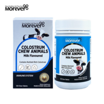 모에버 초유 콜로스트럼 츄 애니멀즈 우유맛 츄어블 120정, 1개