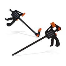 KENDO 퀵그립 DIY 고정 바이스 핸디 클램프 4인치 6인치 8인치 12인치 24인치, 5.퀵그립 24인치 40216, 1개