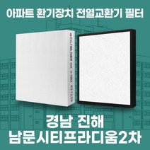 창원 진해남문시티프라디움2차 아파트 환기시스템 전열교환기 필터 H13등급, 29평, 기본세트(헤파1+프리2)