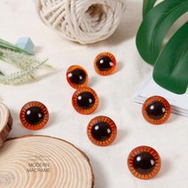 {It 아이템} 미니베틀 7컬러 나사형 인형눈알 28mm 마크라메 재료 모던마크라메 마크라