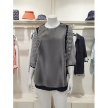 크로커다일레이디 크로커다일레이디진주장식체형커버스트라이프7부블라우스CLBMTS105_쇼핑점