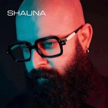 고급선글라스 샤 우나독특한 이중 색상 사원 패션 직사각형 선글라스 안티 블루 라이트 컴퓨터 안경 프레임