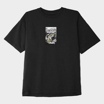오베이 (165262695) 스네이크 반팔티 BLACK