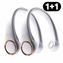 목선풍기 목걸이 넥밴드 선풍기 Z6 (1+1), 넥밴드선풍기 Z6 (화이트+화이트)