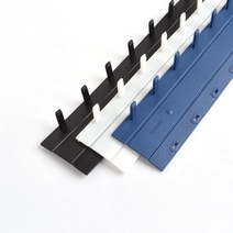 플라스틱링 제본기용 스트립 17.5mm 100개 공부계획표 서류정리 표지 어린이집 책만들기 제본용 제본소모품, 청색