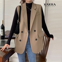 카라 KARRA 77까지 모던더블버튼베스트자켓 KB3SVT013C