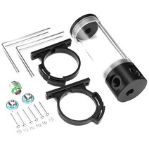 쿨러 칠러 냉각기 아크릴 실린더 저수지 물 탱크 g14 50mm x 140mm pc 액체 냉각수 냉각 키트 컴퓨터 cpu 24 24, 블랙 클리어, 다른