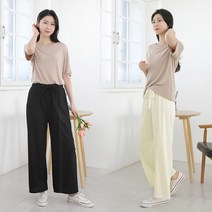 1+1 코디라인 K주름 9부 통바지 2종 여성용