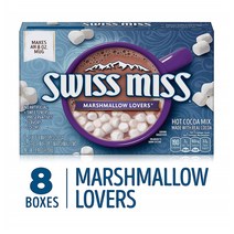 스위스미스 핫초코 코코아 믹스 6봉 8박스 마시멜로우 러버 Swiss Miss Marshmallow Lovers Hot Cocoa Mix 6-Count 8.4 oz. (Pack of 8), 1세트