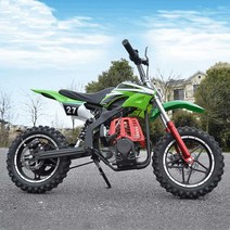 스쿠터 50cc 미니 오프로드 4행정 가솔린 바이크 소형, 그린