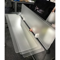 아크릴 칸막이 학교 식당 사무실 테이블 일자 파티션, 반투명