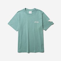 지프 폴라베어 와펜 스몰로고 반팔 티 JM5TSU174GN - GREEN444702