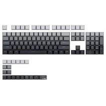 투명 키캡 기계식 커스텀 저소음 Polar Day Keycap 측면 조각 PBT 투명 기계식 MX 키보드 용 OEM 소개 Cher, 01 Black