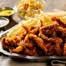 펀쿡 오징어 튀김류 패키지 (오징어스틱 + 오징어다리 + 통오징어튀김), 단품