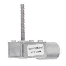 웜기어 감속기 모터 웜DC 기어드 모터 M6x50mm 알루미늄 황동 감속 도어 오프너 용, 01 19000