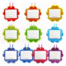 꼬마 명찰 꽃 유치원명찰 어린이집 초등 이름표, 초록