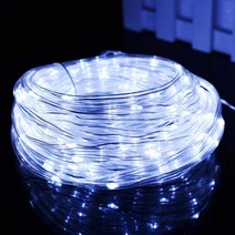 쏠라 태양광 100LED PVC투명관 조명등 태양열 트리 정원등 야외 장식등, 태양광PVC투명관100LED조명등(하얀빛)