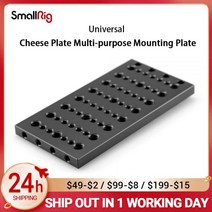 SmallRig-카메라 스태빌라이저 치즈 플레이트 다목적 Dslr 마운팅 플레이트 1/4 3/8 나사 구멍-1092, black, China
