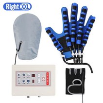 뇌졸증 재활 로봇 장갑 편마비 뇌경색 훈련 장비 손가락 운동 복구 장치, UK plug, 12 Right XXL