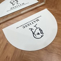 소프트 규조토 발매트 앙리마티스 빨아쓰는 규조토 발매트 세척 말랑 욕실발매트 3세대 5세대 주방발매트 롤링 반원발매트, 베이지 M / 60x40cm