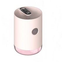 공기 청정기 홈 air 가습기 1l 3000mah 휴대용 무선 usb 아로마 워터 미스트 디퓨저 배터리 수명 쇼 아로마 테라피 가습기 83, 분홍