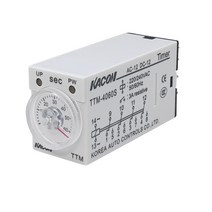 [카콘] 한국자동제어 미니 타이머 TTM-4010S, DC24V