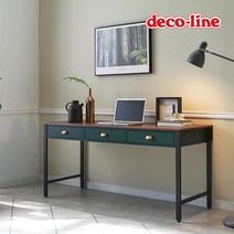 데코라인 코넬 퓨어 1600 컴퓨터 서재 책상 DDW047C, 화이트