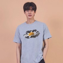 키밍 flowers 꽃 반팔티 여름 빅사이즈긴팔티