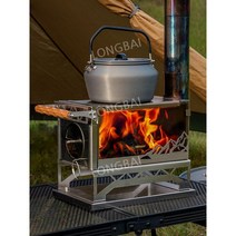 캠핑용펠렛난로 화목 연소기 야외 장작불멍, A