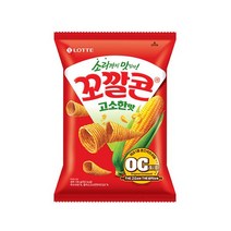 롯데 인간사료 스낵바 봉지과자 꼬칼콘 고소한맛 134g 3봉 사무실다과 홈파티, 1개