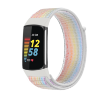 Fitbit Charge 5 스트랩 나일론 벨크로 손목 밴드 핏비트 시계줄, #17, For Fitbit Charge 5