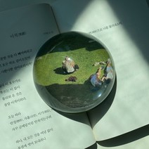 리먼트 유리 크리스탈 문진 인테리어 문진 오브제, 5.자연, M