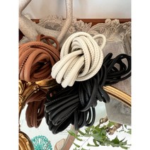 4mm 6mm 둥근 가죽끈 1야드 레자 인조 끈 마크라메 가죽가방만들기, 6mm 파스텔핑크