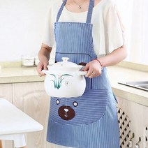 폴리에스테르 실습용 앞치마 GS0300037A, GS0300037B블루