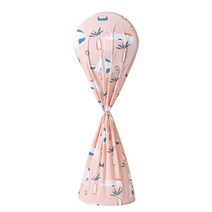 고양이 일러스트 스탠드 선풍기 커버 2type, 45cm 헤드밴드형 핑크