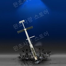 스텐 토양채취기 토지 토질 샘플러 샘플 추출 샘플기 토양 핸드 스테인레스 스틸 토양드릴, 1.0m 직경 38mm (불도징 포함)