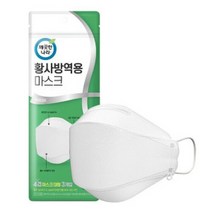 깨끗한나라 황사방역용 마스크 대형 KF94 흰색, 3개입, 5개, 화이트